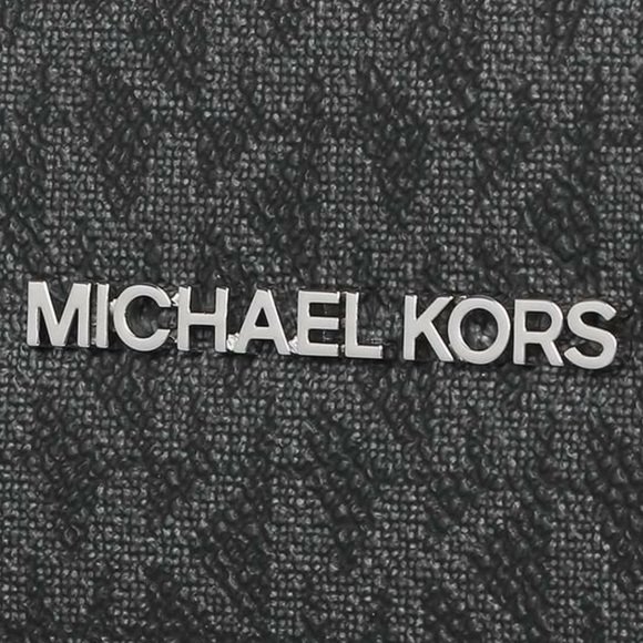 MICHAEL KORS LARGE CHARLOTTE SHOULDER TOTE BLACK - Picture 6 of 6
